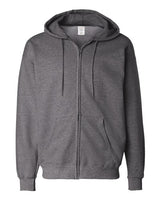 Unisex Ultimate Cotton® Full-Zip Hooded Sweatshirt - 356