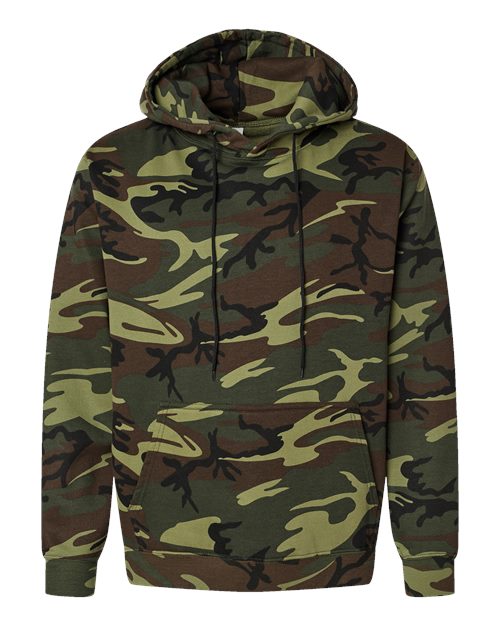 Unisex Camo Fleece Hoodie Sweatshirt - 394