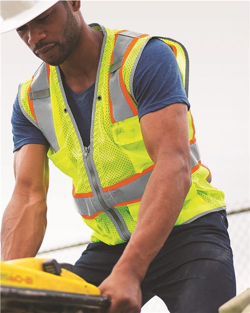 Unisex Premium Brilliant Series® Heavy-Duty Class 2 Vest - 2252