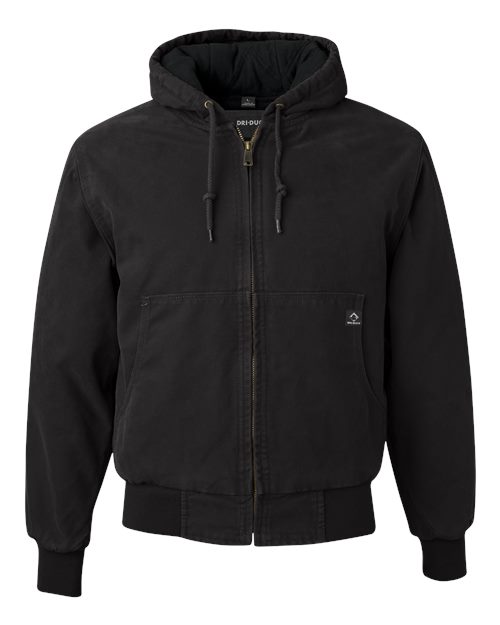 Men's Cheyenne Boulder Cloth™ Hooded Jacket with Tricot Quilt Lining - 1046