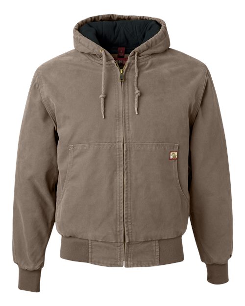 Men's Cheyenne Boulder Cloth™ Hooded Jacket with Tricot Quilt Lining - 1046