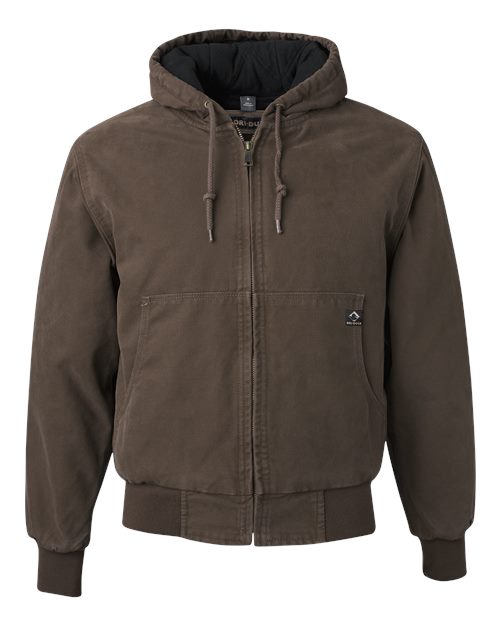 Men's Cheyenne Boulder Cloth™ Hooded Jacket with Tricot Quilt Lining - 1046