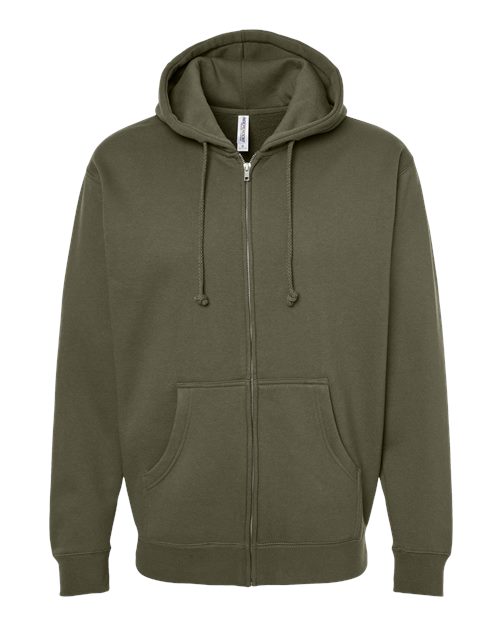 Unisex Heavyweight Full-Zip Hooded Sweatshirt - 360