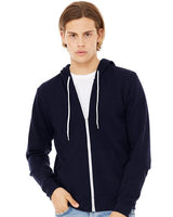 Unisex Sponge Fleece Full-Zip Hoodie Sweatshirt - 2769