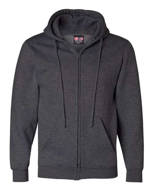 Unisex USA-Made Full-Zip Hooded Sweatshirt