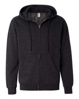 Unisex Midweight Full-Zip Hooded Sweatshirt - 1829