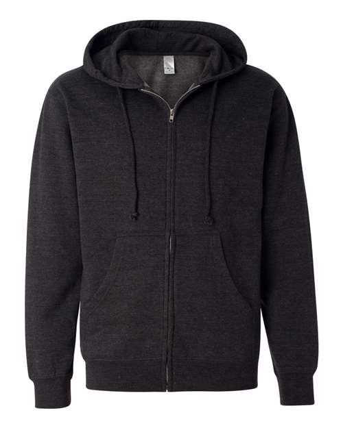 Unisex Midweight Full-Zip Hooded Sweatshirt - 1829