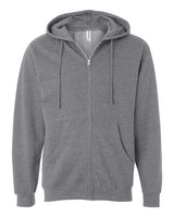 Unisex Midweight Full-Zip Hooded Sweatshirt - 1829
