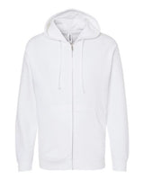 Unisex Midweight Full-Zip Hooded Sweatshirt
