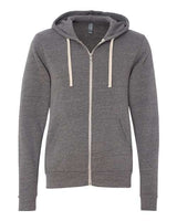 Unisex Triblend Sponge Fleece Full-Zip Hoodie Sweatshirt - 2010