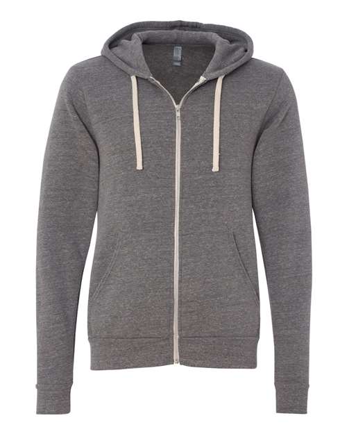 Unisex Triblend Sponge Fleece Full-Zip Hoodie Sweatshirt - 2010