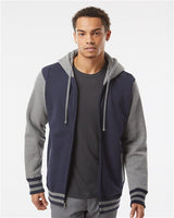 Unisex Heavyweight Varsity Full-Zip Hooded Sweatshirt - 3302