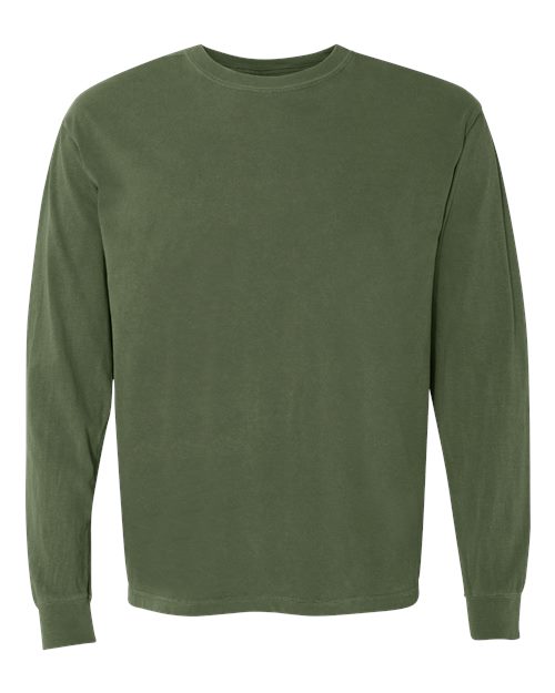 Unisex Garment-Dyed Heavyweight Long Sleeve T-Shirt - 2217