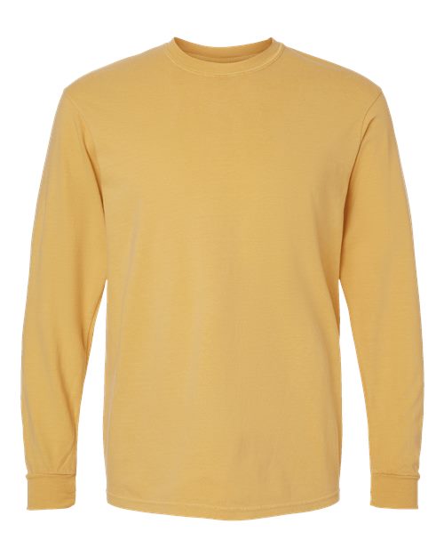 Unisex Garment-Dyed Heavyweight Long Sleeve T-Shirt - 2217