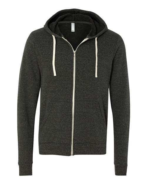 Unisex Triblend Sponge Fleece Full-Zip Hoodie Sweatshirt - 2010