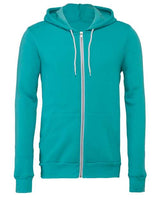 Unisex Sponge Fleece Full-Zip Hoodie Sweatshirt - 2769
