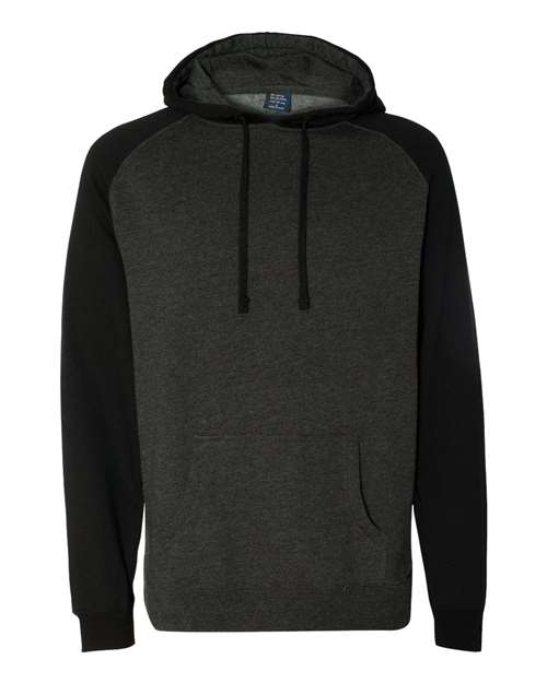 Unisex Raglan Hooded Sweatshirt - 2387