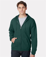 Unisex EcoSmart® Full-Zip Hooded Sweatshirt - 410