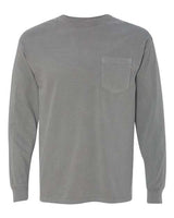 Unisex Garment-Dyed Heavyweight Long Sleeve Pocket T-Shirt - 3444