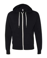 Unisex Heathered French Terry Full-Zip Hooded Sweatshirt - 1617