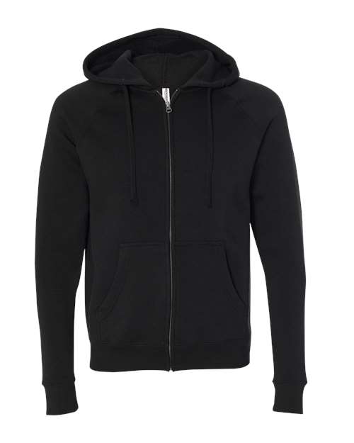 Unisex Special Blend Raglan Full-Zip Hooded Sweatshirt - 3800