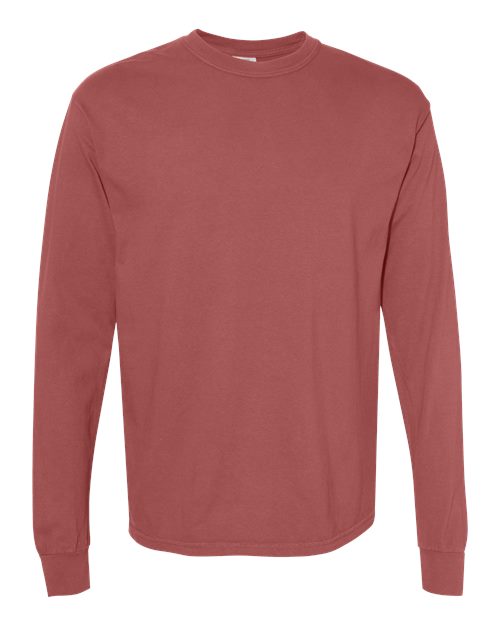 Unisex Garment-Dyed Heavyweight Long Sleeve T-Shirt - 2217