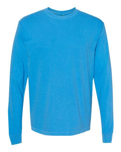 Unisex Garment-Dyed Heavyweight Long Sleeve T-Shirt - 2217