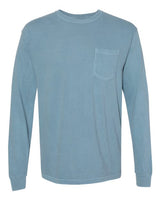 Unisex Garment-Dyed Heavyweight Long Sleeve Pocket T-Shirt - 3444