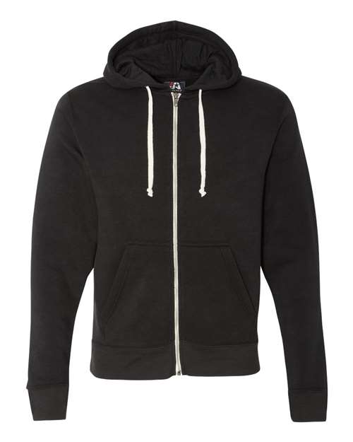 Men's Triblend Full-Zip Hooded Sweatshirt - 4249