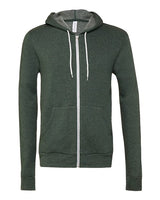 Unisex Sponge Fleece Full-Zip Hoodie Sweatshirt - 2769