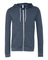 Unisex Sponge Fleece Full-Zip Hoodie Sweatshirt - 2769
