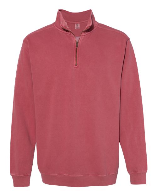 Unisex Garment-Dyed Quarter-Zip Sweatshirt - 4735