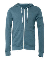Unisex Sponge Fleece Full-Zip Hoodie Sweatshirt - 2769