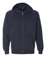 Unisex Special Blend Raglan Full-Zip Hooded Sweatshirt - 3800