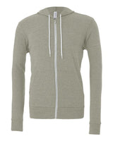 Unisex Sponge Fleece Full-Zip Hoodie Sweatshirt - 2769