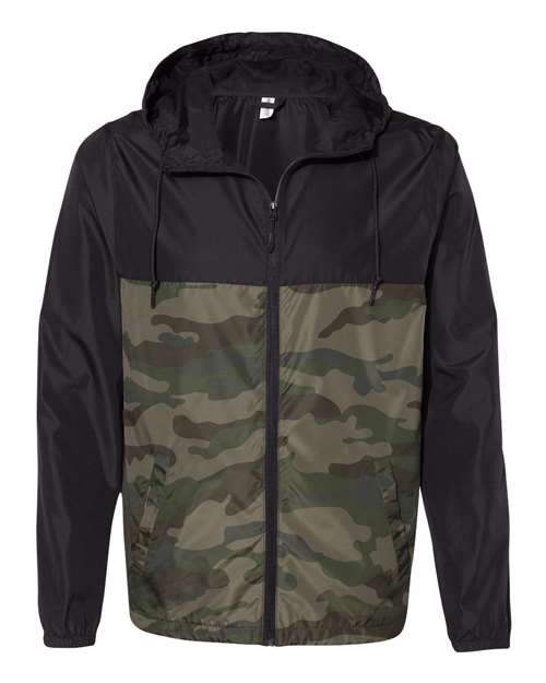 Men's Lightweight Windbreaker Full-Zip Jacket - 5996