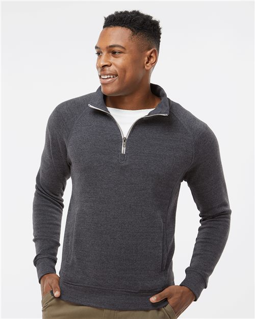 Men's Triblend Quarter-Zip Sweatshirt - 6976