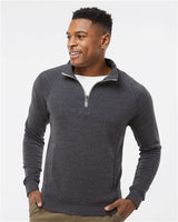 Men's Triblend Quarter-Zip Sweatshirt - 6976