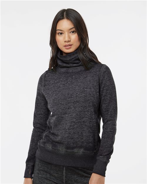 Women’s Zen Fleece Cowl Neck Sweatshirt - 6977