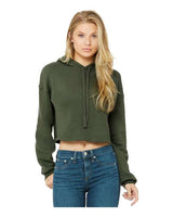 Women's Crop Fleece Hoodie Sweatshirt - 6891