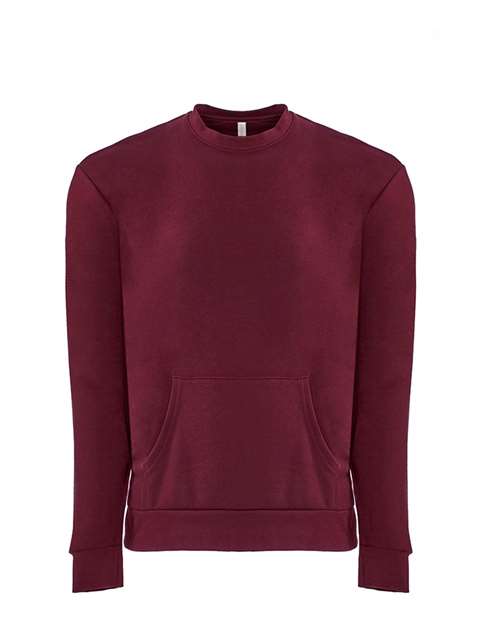 Unisex Santa Barbara Pocket Crewneck Sweatshirt - 6806