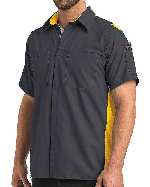 Men's Performance Plus Short Sleeve Shirt With Oilblok Technology