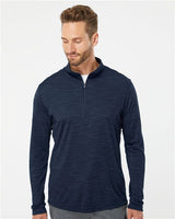 Men's Lightweight Mélange Quarter-Zip Pullover - 7680