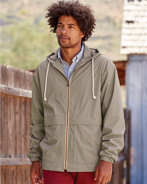 Unisex Vintage Hooded Rain Jacket - 7800