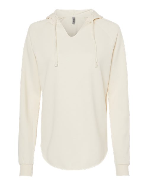 Women’s Lightweight California Wave Wash Hooded Sweatshirt - 7789
