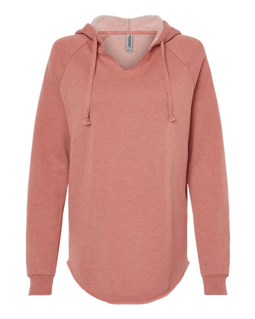 Women’s Lightweight California Wave Wash Hooded Sweatshirt - 7789