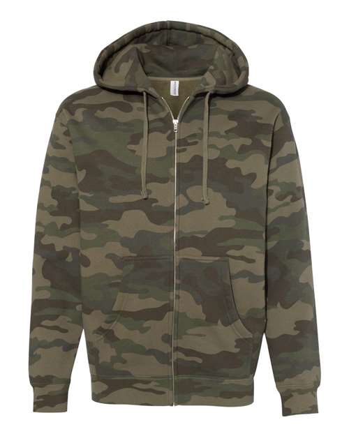 Unisex Heavyweight Full-Zip Hooded Sweatshirt - 360