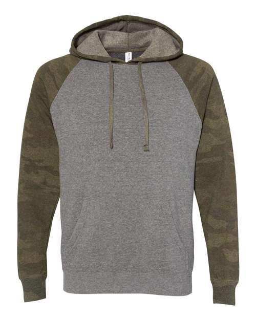 Unisex Special Blend Raglan Hooded Sweatshirt - 3304