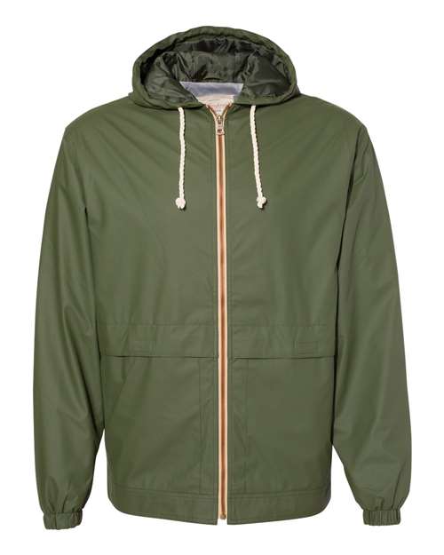 Unisex Vintage Hooded Rain Jacket - 7800