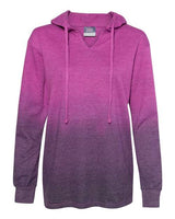Women's French Terry Ombré Hooded Sweatshirt - 7806